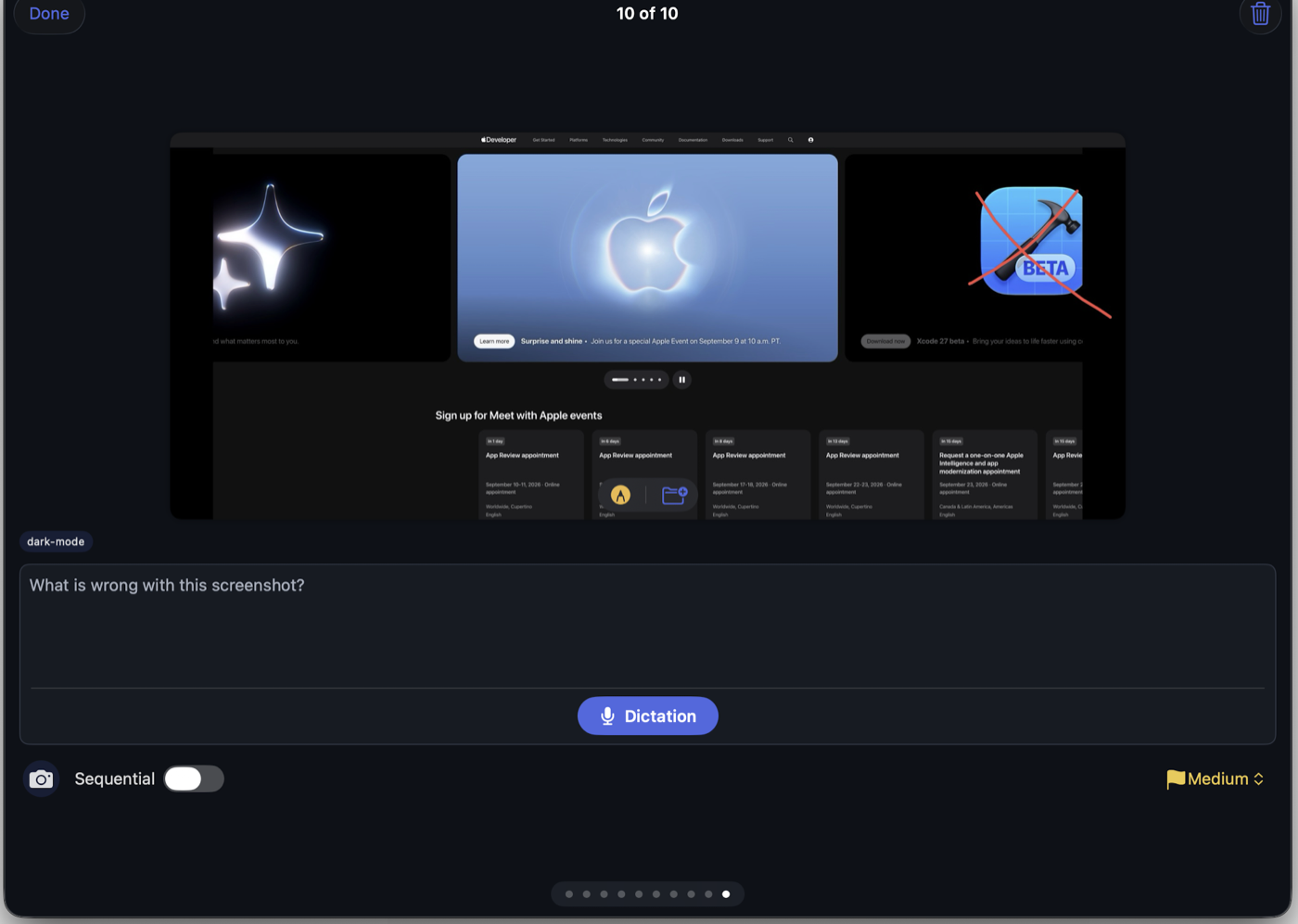 Vox Issue for Mac: markup pen and dictation on a captured screenshot